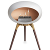Le Feu White Ground Wood Low | Bio-ethanol Haard | Model 2025