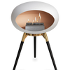 Le Feu White Ground Wood Low | Bio-ethanol Haard | Model 2025