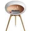 Le Feu White Ground Wood Low | Bio-ethanol Haard | Model 2025
