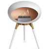 Le Feu White Ground Wood Low | Bio-ethanol Haard | Model 2025