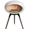 Le Feu White Ground Wood Low | Bio-ethanol Haard | Model 2025