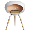 Le Feu White Ground Wood Low | Bio-ethanol Haard | Model 2025