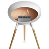 Le Feu White Ground Wood Low | Bio-ethanol Haard | Model 2025