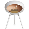 Le Feu White Ground Wood Low | Bio-ethanol Haard | Model 2025
