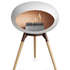 Le Feu White Ground Wood Low | Bio-ethanol Haard | Model 2025