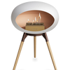 Le Feu White Ground Wood Low | Bio-ethanol Haard | Model 2025