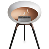 Le Feu White Ground Wood Low | Bio-ethanol Haard | Model 2025