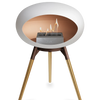 Le Feu White Ground Wood Low | Bio-ethanol Haard | Model 2025