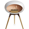 Le Feu White Ground Wood Low | Bio-ethanol Haard | Model 2025