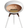 Le Feu White Ground Wood Low | Bio-ethanol Haard | Model 2025