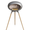 Le Feu Nickel Ground Wood High | Bio-ethanol Haard | Model 2025