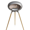 Le Feu Nickel Ground Wood High | Bio-ethanol Haard | Model 2025