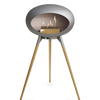Le Feu Nickel Ground Wood High | Bio-ethanol Haard | Model 2025