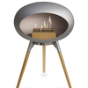 Le Feu Nickel Ground Wood Low | Bio-ethanol Haard | Model 2025