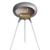 Le Feu Nickel Ground Wood High | Bio-ethanol Haard | Model 2025