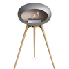 Le Feu Nickel Ground Wood High | Bio-ethanol Haard | Model 2025