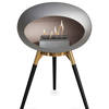 Le Feu Nickel Ground Wood Low | Bio-ethanol Haard | Model 2025