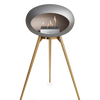 Le Feu Nickel Ground Wood High | Bio-ethanol Haard | Model 2025