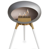 Le Feu Nickel Ground Wood Low | Bio-ethanol Haard | Model 2025