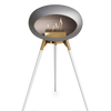 Le Feu Nickel Ground Wood High | Bio-ethanol Haard | Model 2025