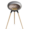 Le Feu Nickel Ground Wood High | Bio-ethanol Haard | Model 2025