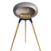 Le Feu Nickel Ground Wood High | Bio-ethanol Haard | Model 2025