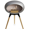 Le Feu Nickel Ground Wood Low | Bio-ethanol Haard | Model 2025