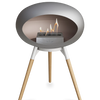 Le Feu Nickel Ground Wood Low | Bio-ethanol Haard | Model 2025