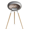 Le Feu Nickel Ground Wood High | Bio-ethanol Haard | Model 2025