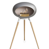 Le Feu Nickel Ground Wood High | Bio-ethanol Haard | Model 2025