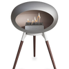 Le Feu Nickel Ground Wood Low | Bio-ethanol Haard | Model 2025