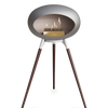 Le Feu Nickel Ground Wood High | Bio-ethanol Haard | Model 2025