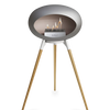 Le Feu Nickel Ground Wood High | Bio-ethanol Haard | Model 2025
