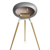Le Feu Nickel Ground Wood High | Bio-ethanol Haard | Model 2025