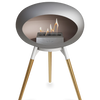 Le Feu Nickel Ground Wood Low | Bio-ethanol Haard | Model 2025