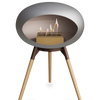 Le Feu Nickel Ground Wood Low | Bio-ethanol Haard | Model 2025