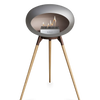 Le Feu Nickel Ground Wood High | Bio-ethanol Haard | Model 2025