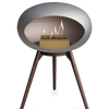 Le Feu Nickel Ground Wood Low | Bio-ethanol Haard | Model 2025