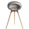Le Feu Nickel Ground Wood High | Bio-ethanol Haard | Model 2025