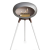 Le Feu Nickel Ground Wood High | Bio-ethanol Haard | Model 2025