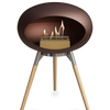 Le Feu Mocha Ground Wood Low | Bio-ethanol Haard | Model 2025