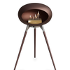 Le Feu Mocca Ground Wood High | Bio-ethanol Haard | Model 2025