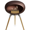 Le Feu Mocha Ground Wood Low | Bio-ethanol Haard | Model 2025