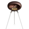 Le Feu Mocca Ground Wood High | Bio-ethanol Haard | Model 2025