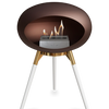 Le Feu Mocha Ground Wood Low | Bio-ethanol Haard | Model 2025