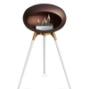 Le Feu Mocca Ground Wood High | Bio-ethanol Haard | Model 2025