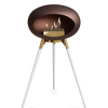 Le Feu Mocca Ground Wood High | Bio-ethanol Haard | Model 2025
