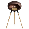 Le Feu Mocca Ground Wood High | Bio-ethanol Haard | Model 2025