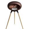Le Feu Mocca Ground Wood High | Bio-ethanol Haard | Model 2025