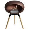 Le Feu Mocha Ground Wood Low | Bio-ethanol Haard | Model 2025